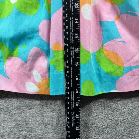 Lilly Pulitzer Richelle Strapless Dress Cotton Shorely Blue Mojo Size 8 L184 - Picture 8 of 11